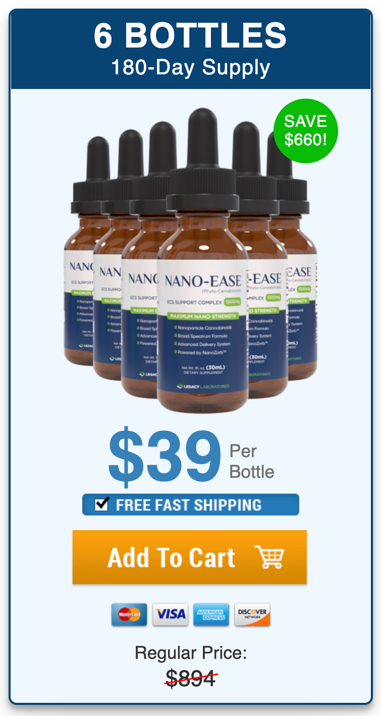 Nano Ease - 6 Bottles